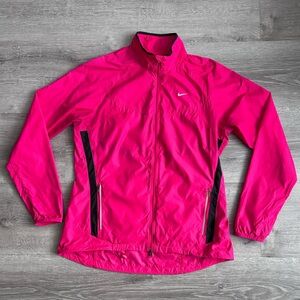 Nike Women's Pink running Jacket size L